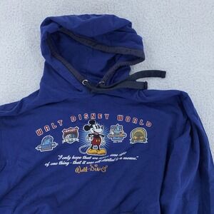 Disney Parks Walt Disney World Hoodie Mens XL Mickey Mouse Sweatshirt Pullover